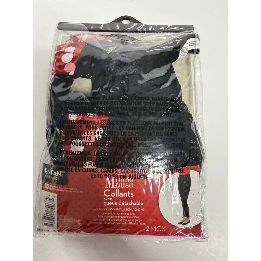 Disney Minnie Mouse Child Leggings M 8-10 NEW Halloween Costume Pants H-3